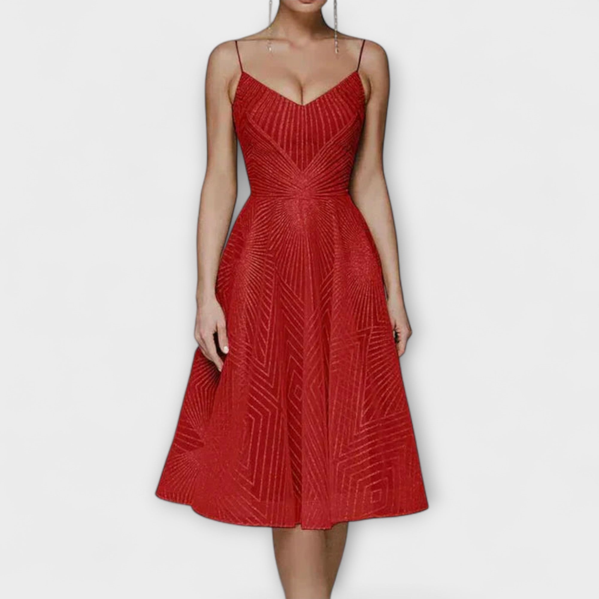 Gretchen | Elegant klänning med broderier