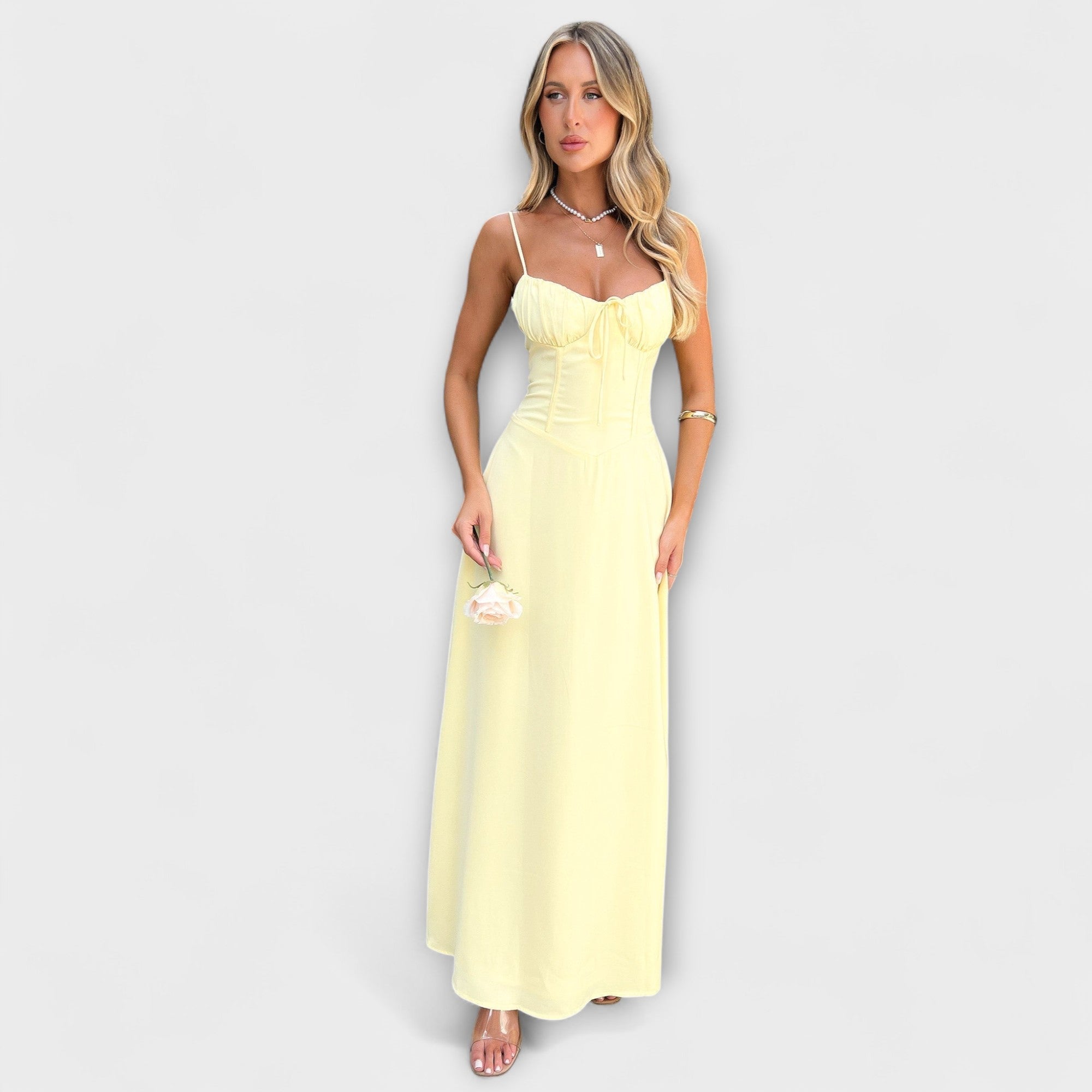 Linde | Elegant midiklänning