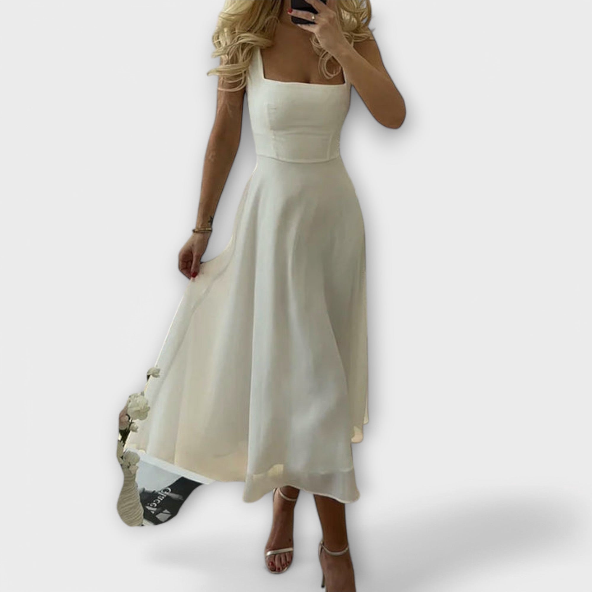 Jasmin | Elegant ärmlös klänning