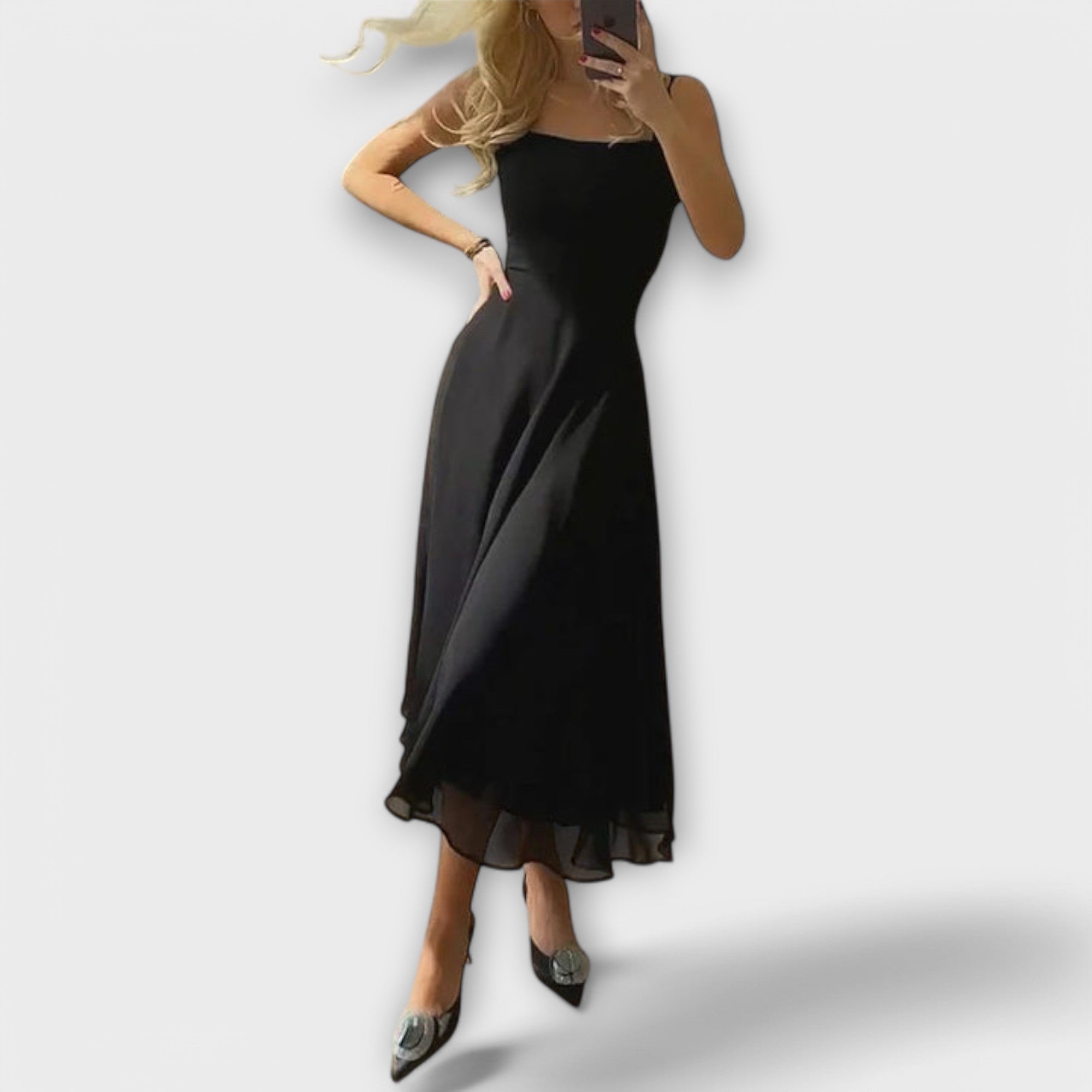 Jasmin | Elegant ärmlös klänning