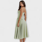 Caroline | Elegant ärmlös korsettklänning