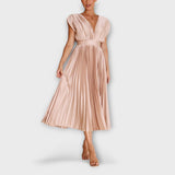 Amelie | Elegant plisserad klänning