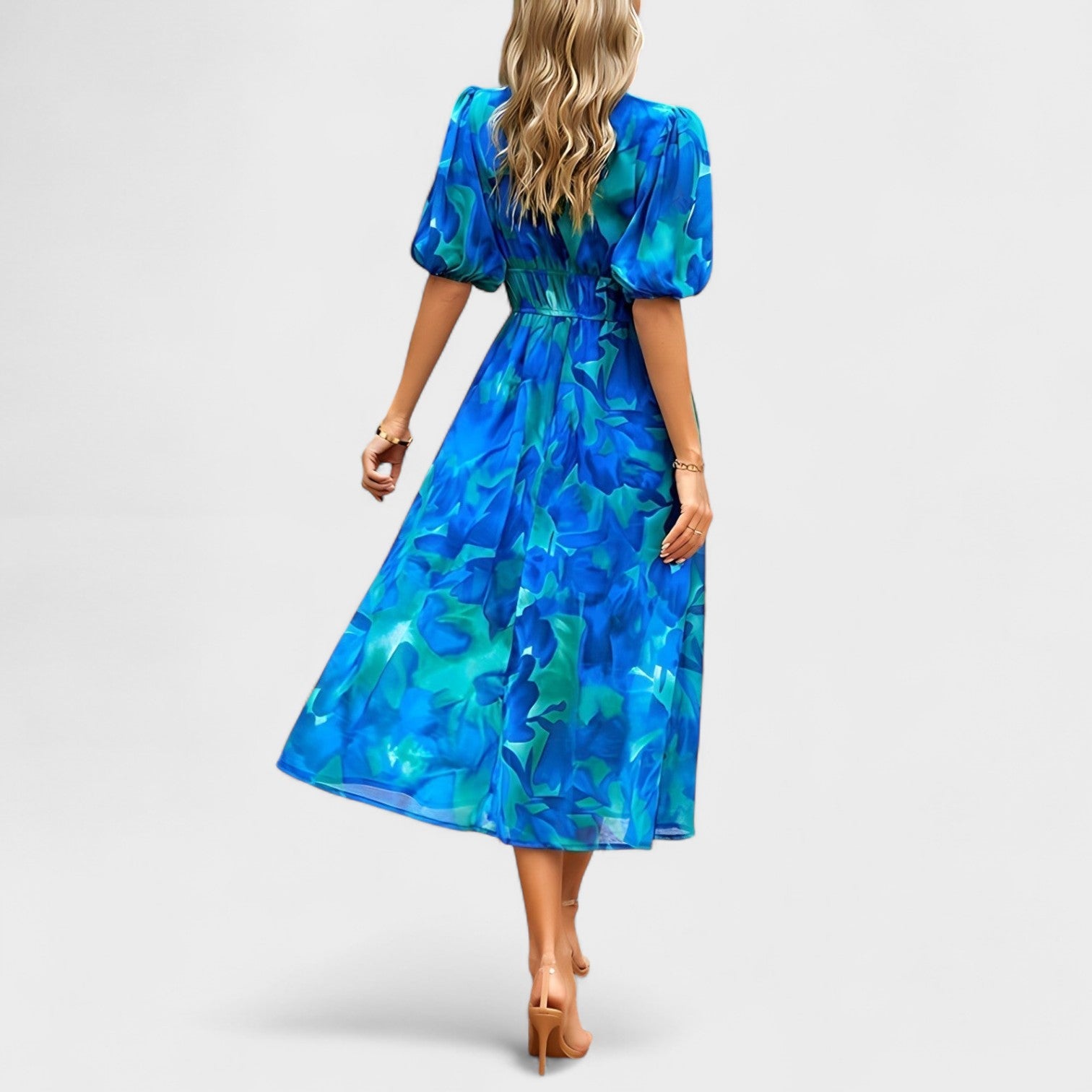 Saskia | Elegant blommig klänning