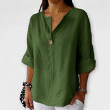 Therese | Elegant blus med V-ringning