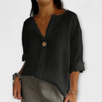 Therese | Elegant blus med V-ringning