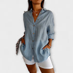 Friederike | Elegant plisserad blus