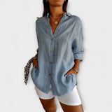 Friederike | Elegant plisserad blus