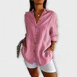 Friederike | Elegant plisserad blus