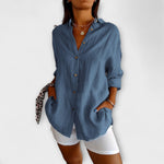 Friederike | Elegant plisserad blus