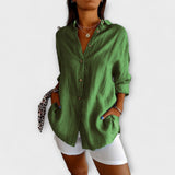 Friederike | Elegant plisserad blus