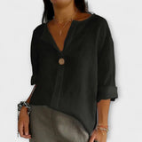 Maya | Elegant blus med V-ringning