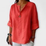 Maya | Elegant blus med V-ringning