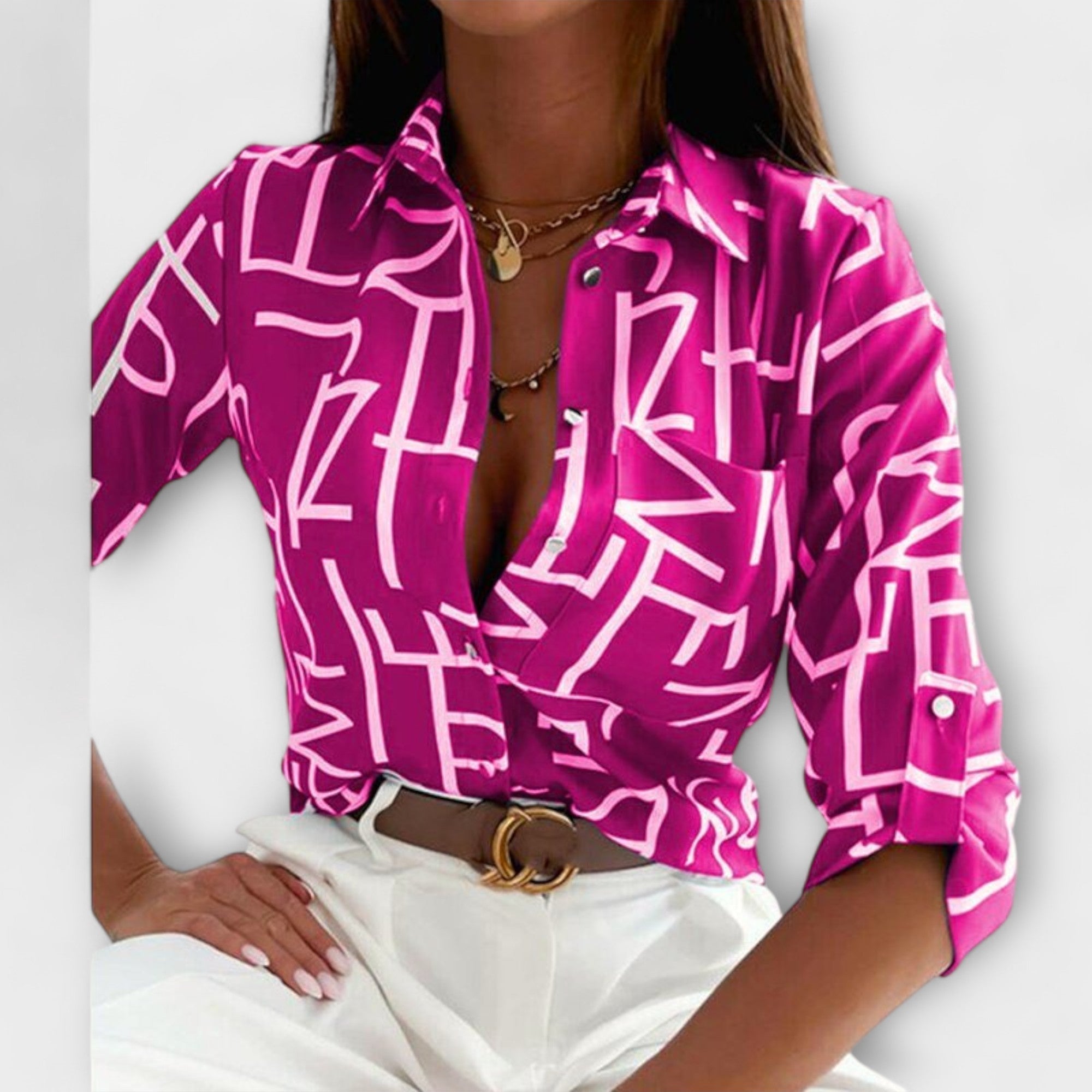 Wanda | Blus med klassisk krage