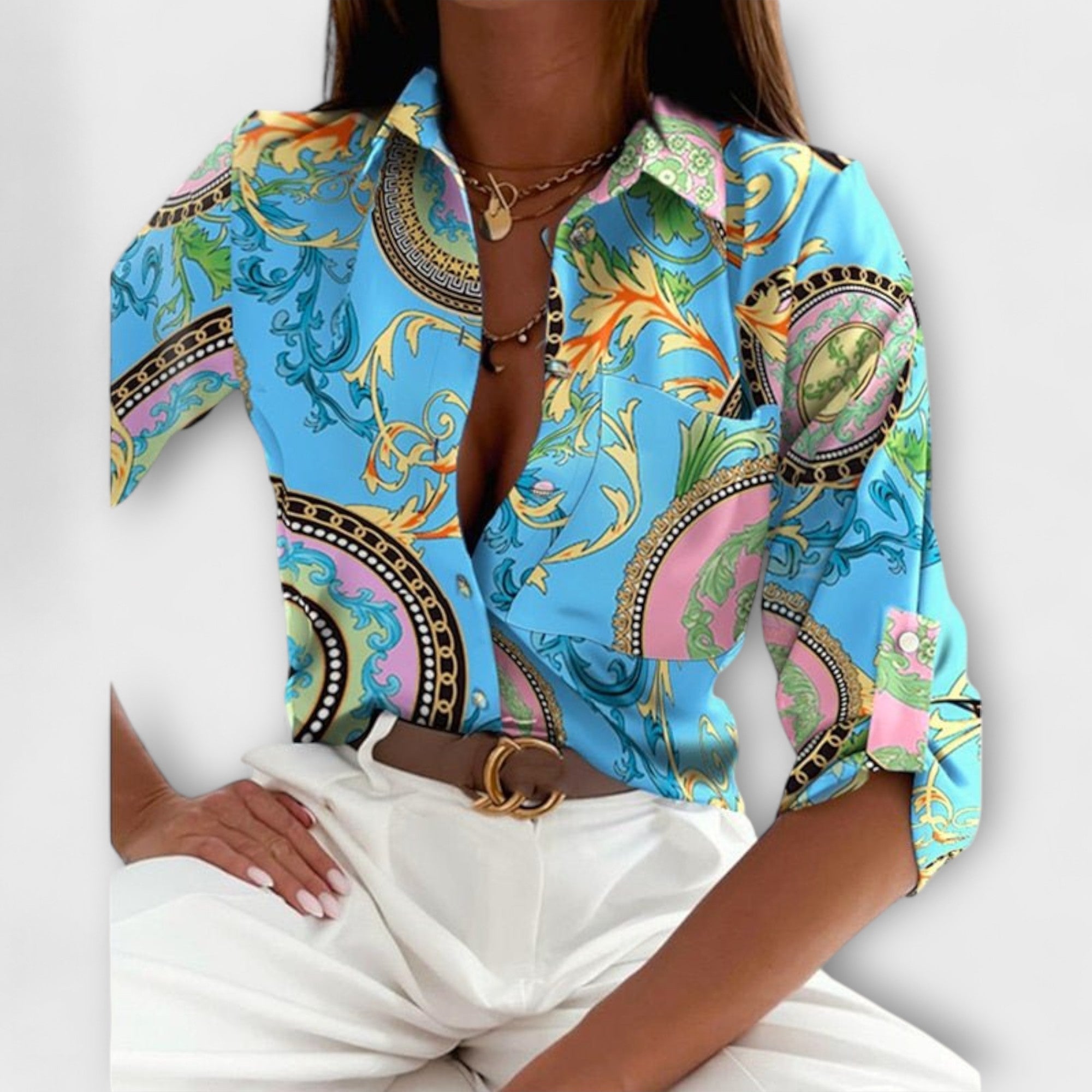 Wanda | Blus med klassisk krage