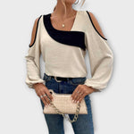 Ottilie | Blus med fyrkantig halsringning