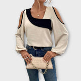 Ottilie | Blus med fyrkantig halsringning