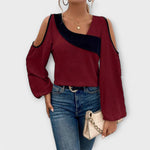 Ottilie | Blus med fyrkantig halsringning