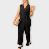 Hertha | Elegant jumpsuit med omlott snitt