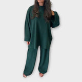 Traudel | Plus Size Set - Ribbad stil