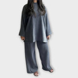 Traudel | Plus Size Set - Ribbad stil