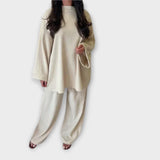 Traudel | Plus Size Set - Ribbad stil