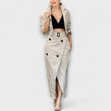 Philippa | Elegant midikjoljacka med fickor