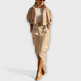 Philippa | Elegant midikjoljacka med fickor