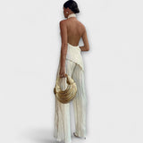 Sylvia | Elegant asymmetrisk veckad set