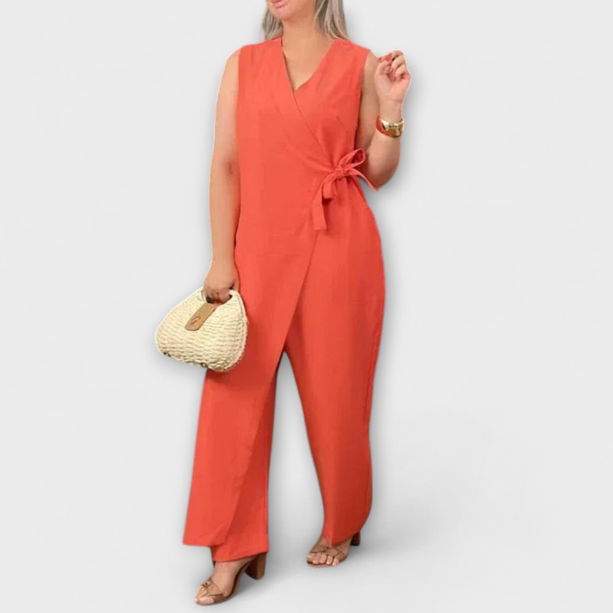 Frida | Chic V-ringad jumpsuit