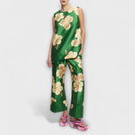 Josephine | Sage-färgad ärmlös byxa set