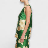 Josephine | Sage-färgad ärmlös byxa set