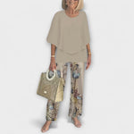 Clara | Modern outfit med bekväm blus och byxor
