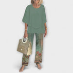 Clara | Modern outfit med bekväm blus och byxor