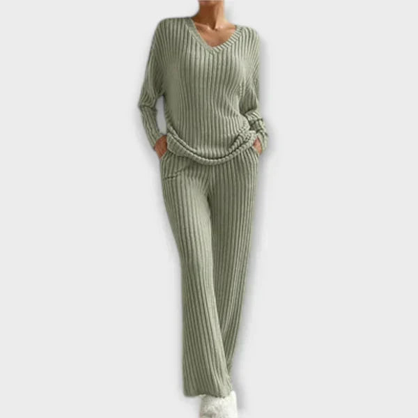 Edeltraud | Ribbstickat loungeset