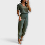 Nora | Elegant topp- och byxset
