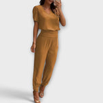 Nora | Elegant topp- och byxset