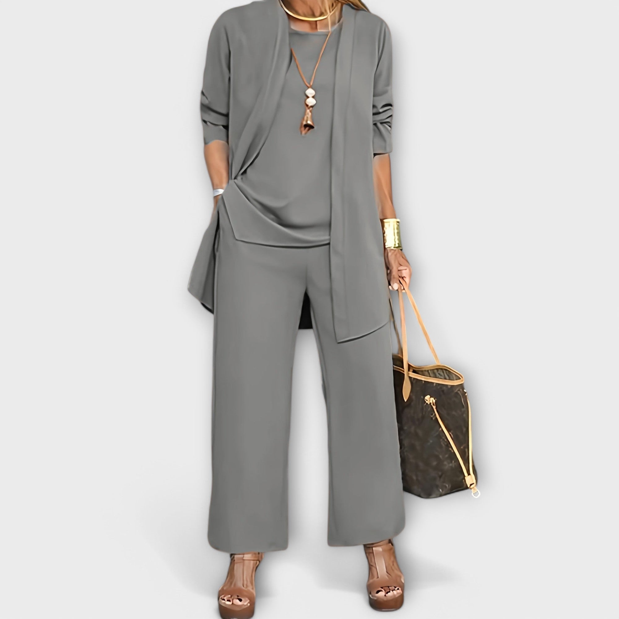 Annemarie | Casual tredelad kostym