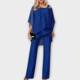 Konstanze | Elegant kvällsset i chiffong