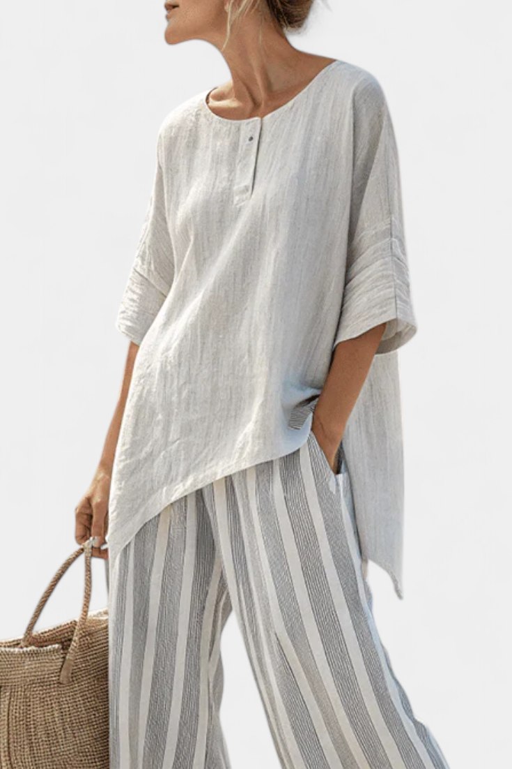 Rebecca | Set med asymmetrisk blus