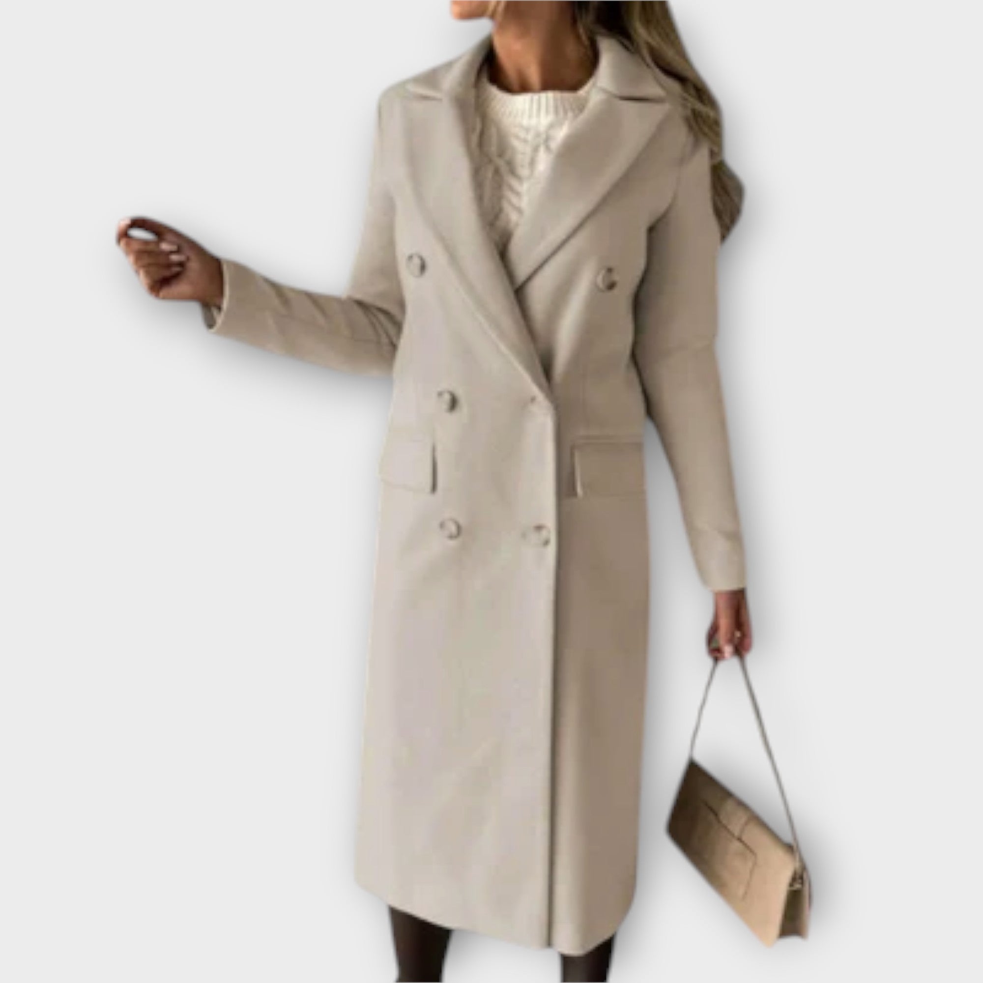 Nina | Elegant trenchcoat med skärp