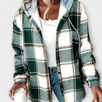 Susanne | Rutig hoodie för dam