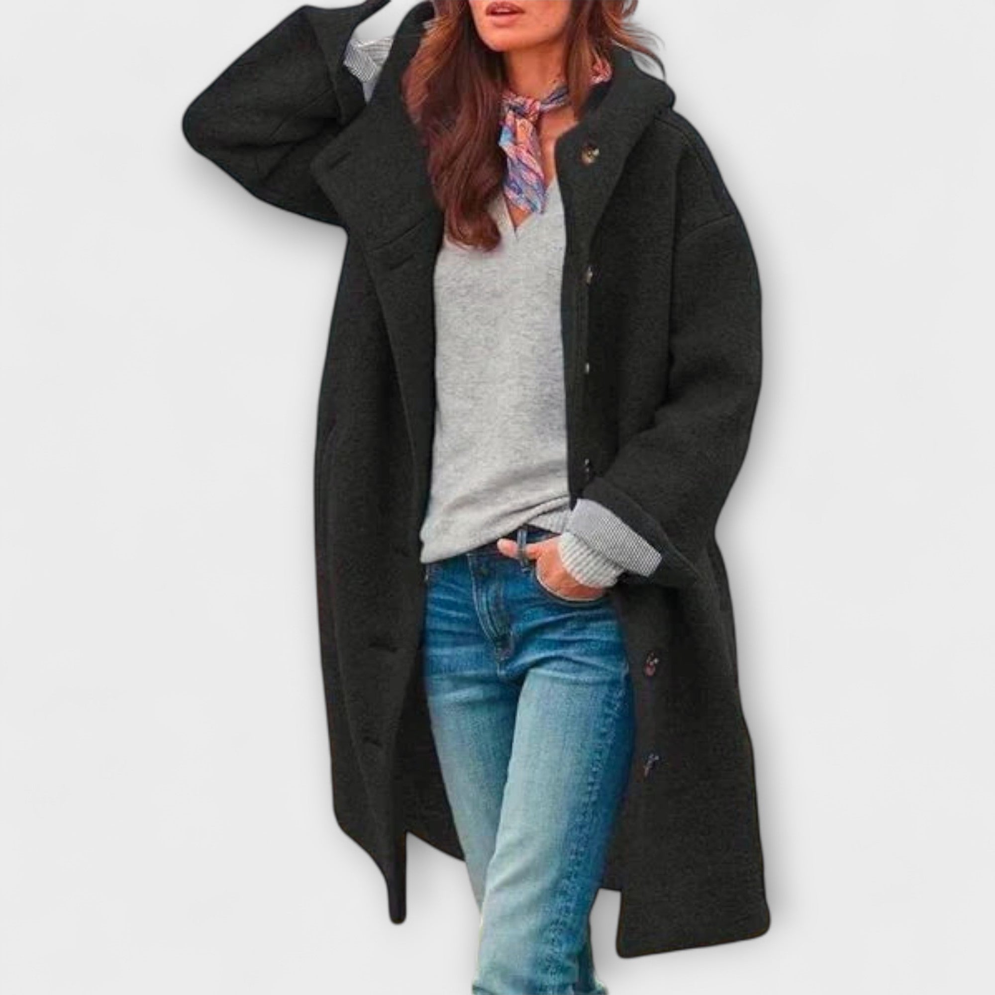 Theresa | Lång oversized kappa