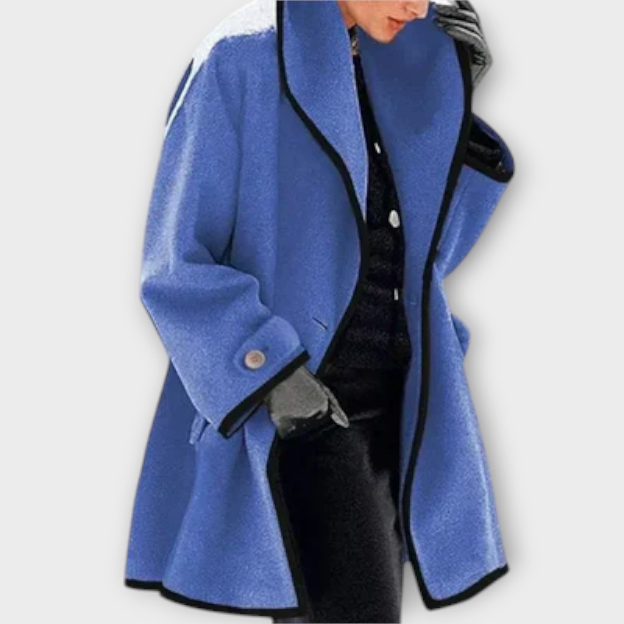 Martina | Elegant trenchcoat med kontrastdetaljer