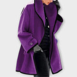 Martina | Elegant trenchcoat med kontrastdetaljer