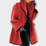 Martina | Elegant trenchcoat med kontrastdetaljer