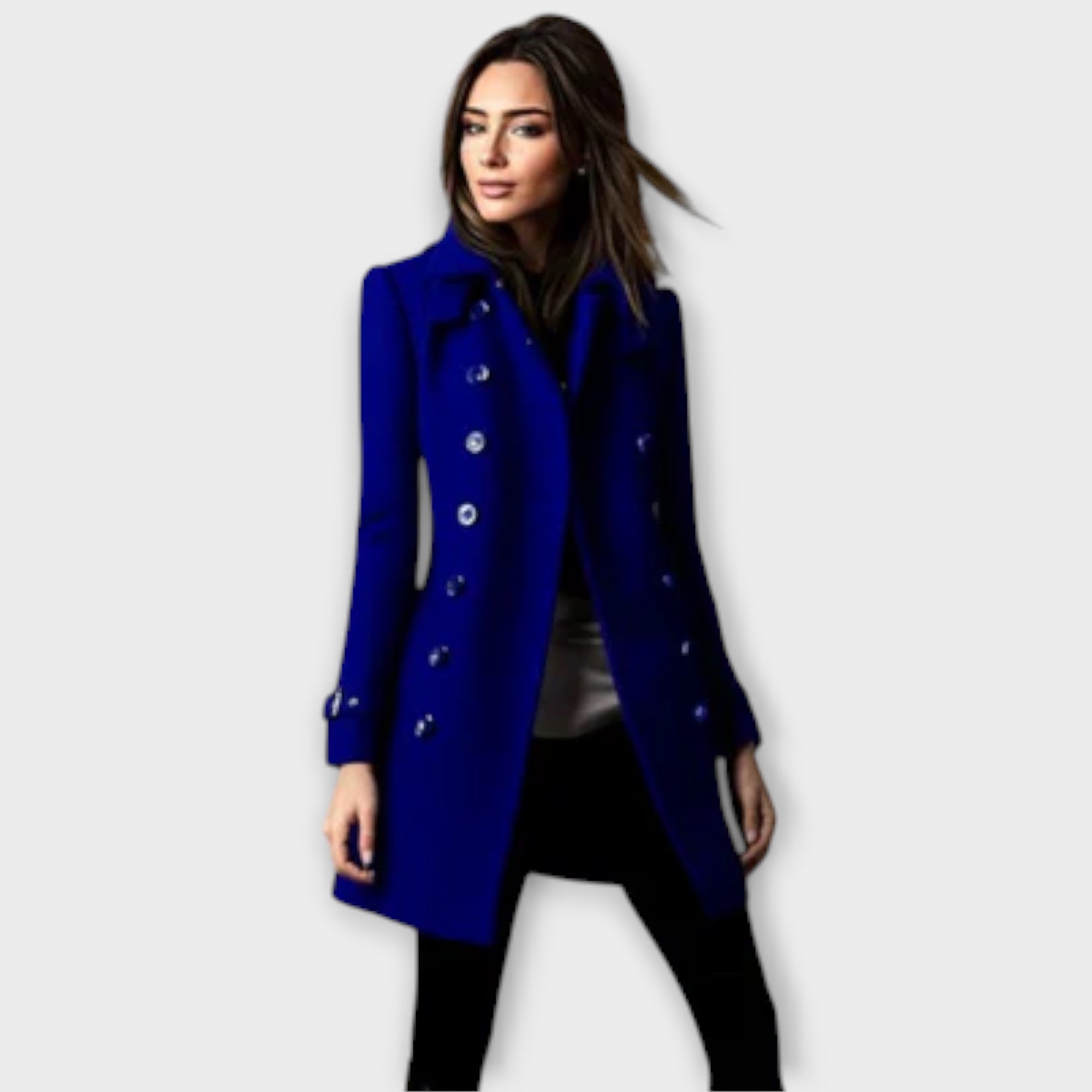 Alma | Dubbelknäppt trenchcoat