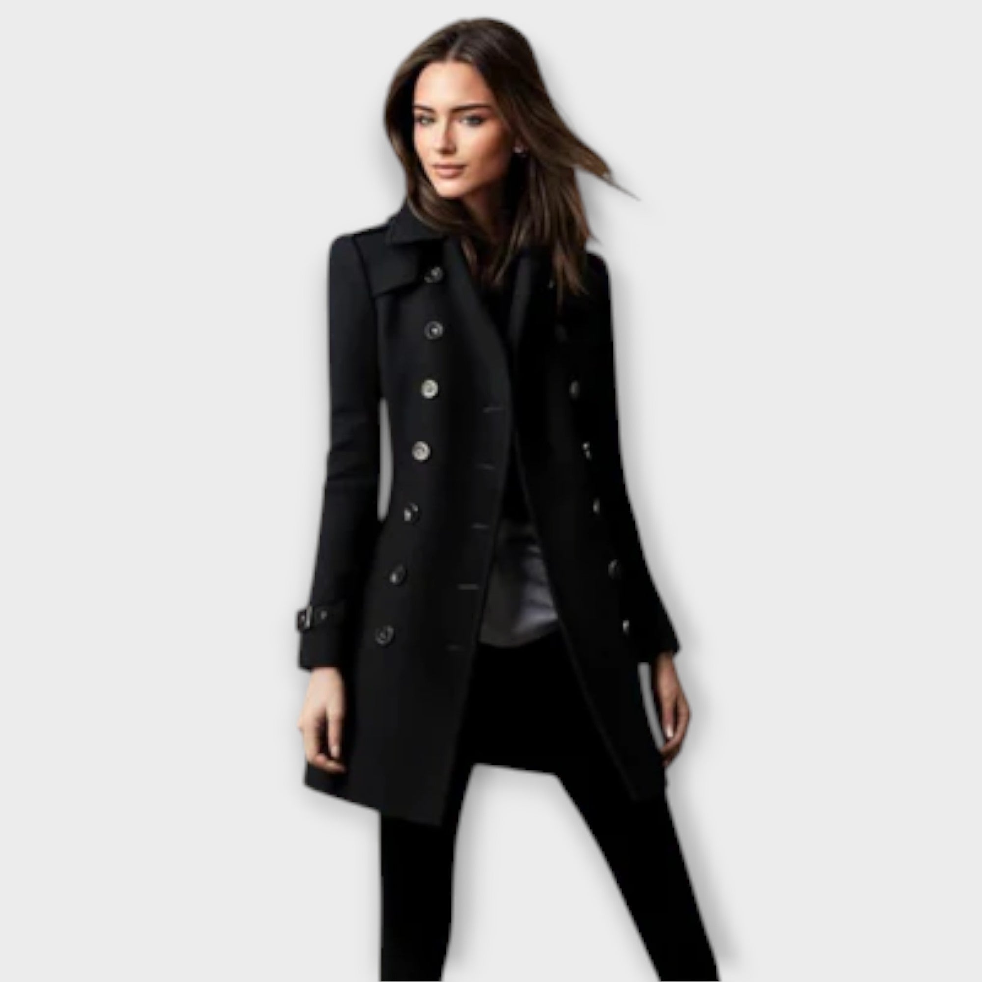 Alma | Dubbelknäppt trenchcoat