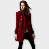Alma | Dubbelknäppt trenchcoat