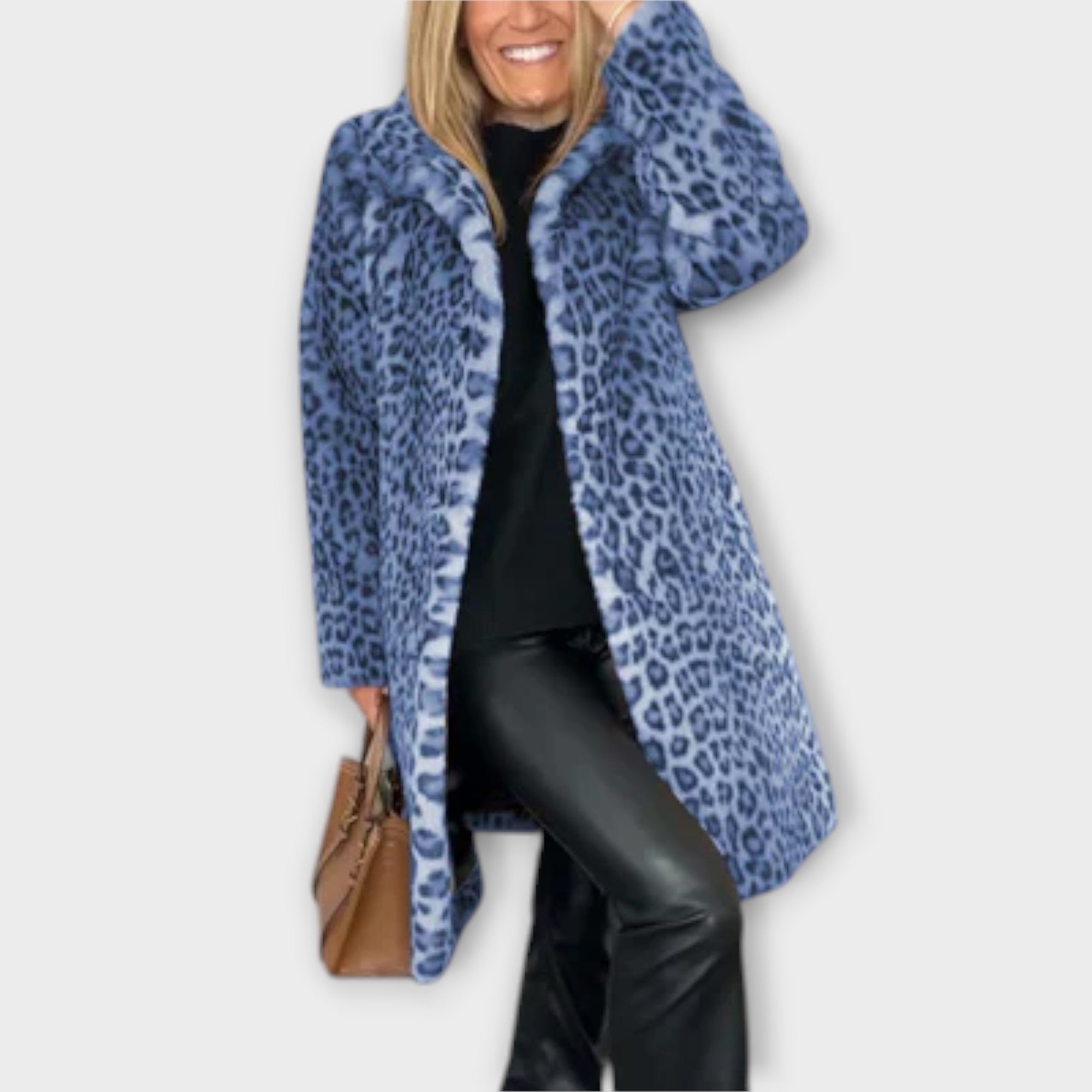 Hildegard | Leopardmönstrad kappa
