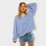 Tatjana | Oversized randig tröja för kvinnor